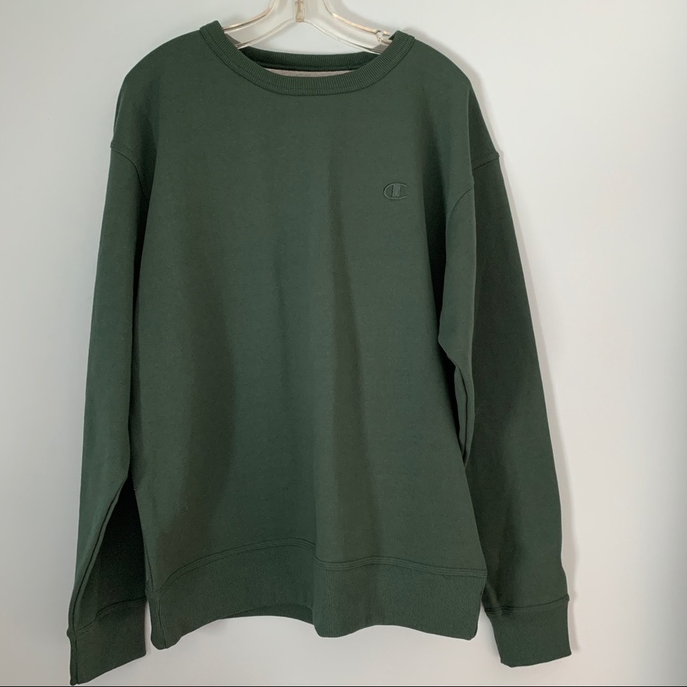 Green champion crewneck